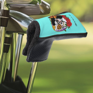 Sugar Skull Art Nouveau Golf Head Cover