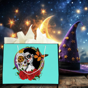 Sugar SKull Art Nouveau Large Gift Bag