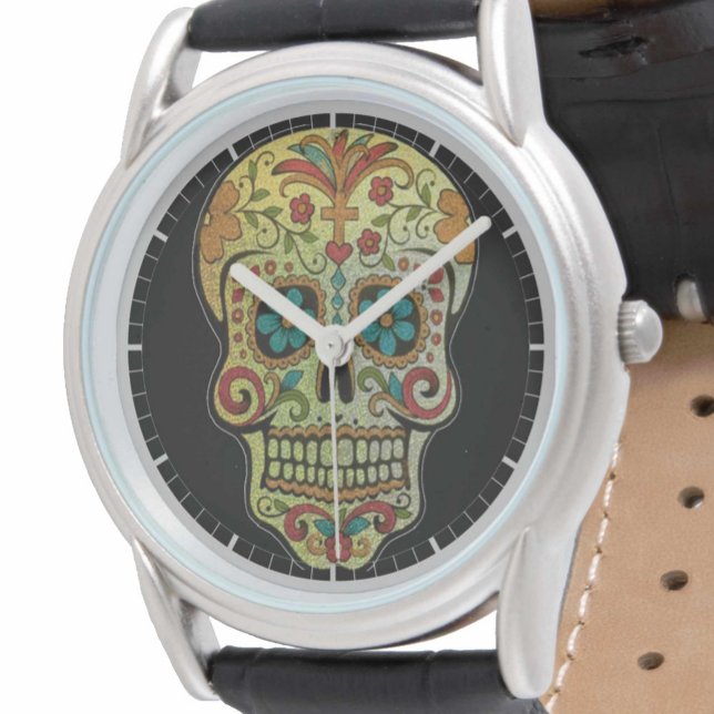 Sugar Skull Art on a  Watch (Creator Uploaded)