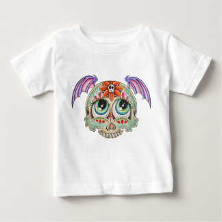 Sugar skull bat baby T-Shirt
