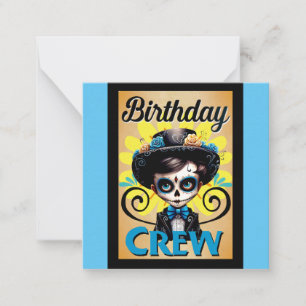 Sugar Skull Birthday Boy Card