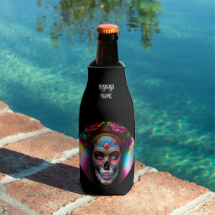 Sugar Skull  Bottle Cooler