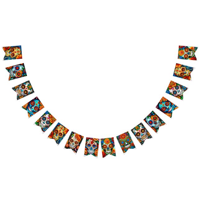 Sugar Skull Bunting (All)