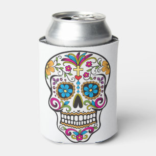 Sugar Skull Can Cooler