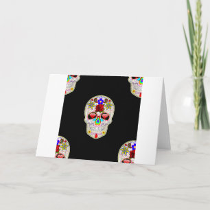 sugar skull card