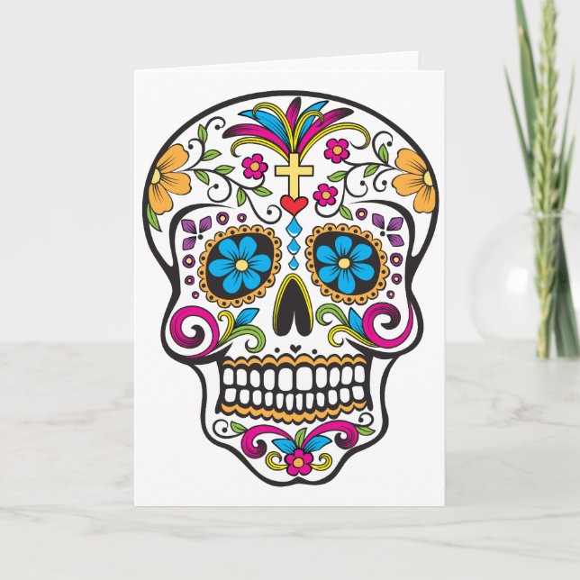 Sugar Skull Card (Front)