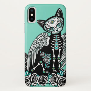 Sugar Skull Cat iPhone X Case