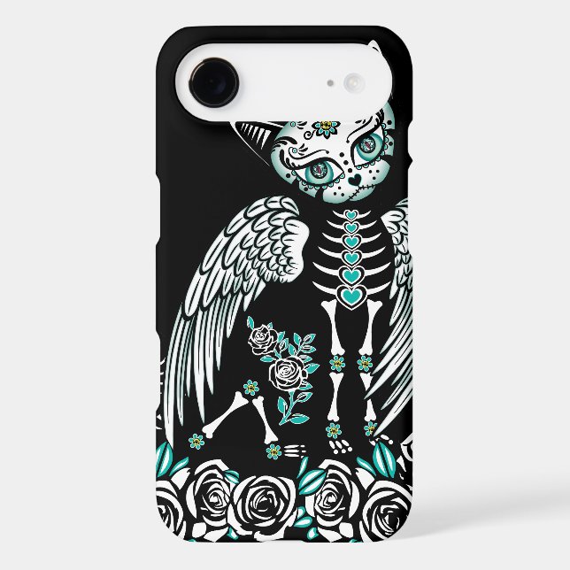Sugar Skull Cat Case-Mate iPhone Case (Back)