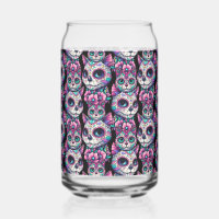 Sugar Skull Cat Pattern