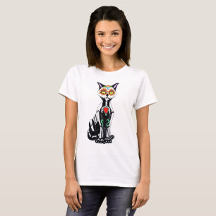 Sugar Skull Cat T-Shirt