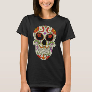 Sugar Skull Cinco De Mayo Grunge Mexican Fiesta T-Shirt