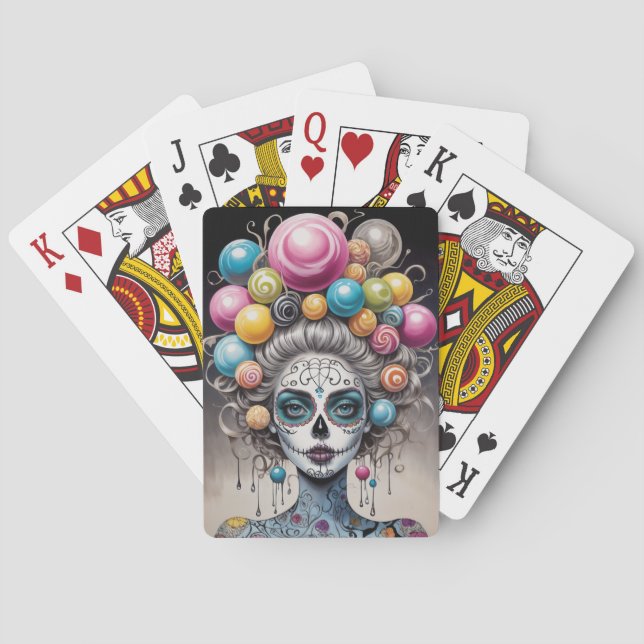 Sugar Skull Classic Playing Cards (Back)
