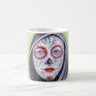 Sugar skull coffee mug