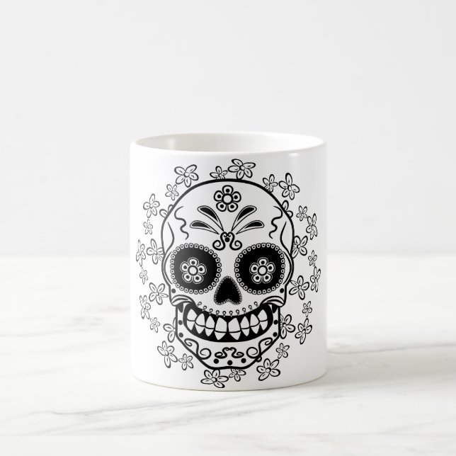 Sugar Skull Coffee Mug (Center)