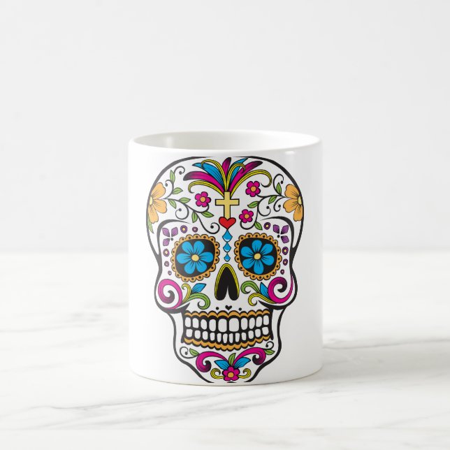 Sugar Skull Coffee Mug (Center)