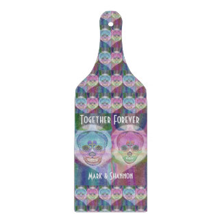 Sugar Skull Couple Cutting Board