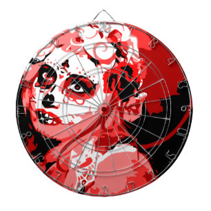 sugar skull dartboard