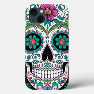 Sugar Skull Day Of The Dead iPhone 13 Case