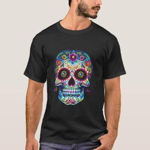 Sugar Skull Day Of The Dead Dia De Los Muertos Hal T-Shirt