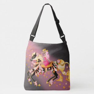 Sugar Skull Day of the Dead Horse Crossbody Bag
