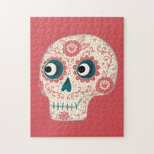 Sugar Skull Day of the Dead Jigsaw Puzzle