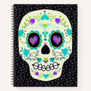 Sugar Skull  Day of the Dead Notebook