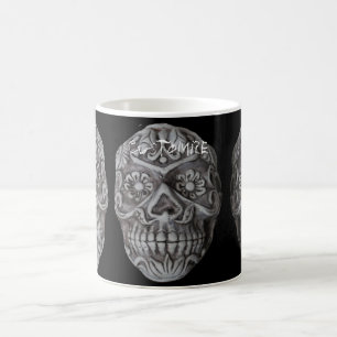 Sugar Skull Day of the Dead Thunder_Cove Coffee Mug