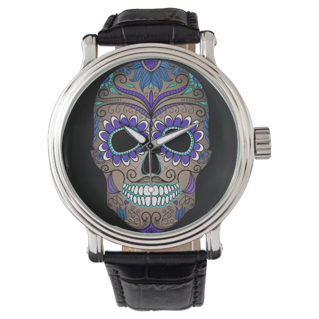 Sugar Skull Day of the Dead Watch (Front)