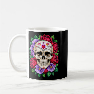 Sugar Skull - Day Of The Government Agencyd Flower Coffee Mug