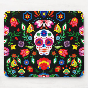 Sugar Skull, Dia de los Muertos #18 Mouse Pad