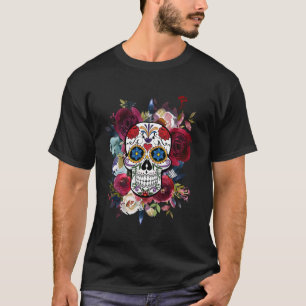 Sugar Skull Dia De Los Muertos La Catrina Day Of T T-Shirt