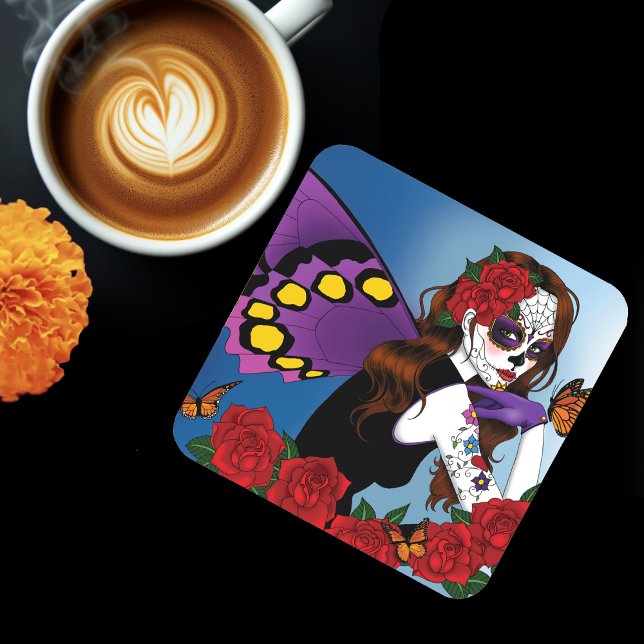 Sugar Skull Fairy Coaster (Creator Uploaded)