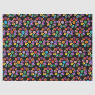 Sugar Skull Flower Tissue Paper