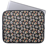 Sugar Skull Fun Print Electronics Sleeve