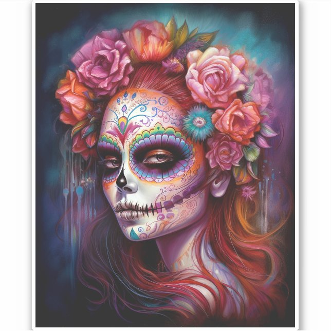 Sugar Skull Girl Day Of The Dead (Front)