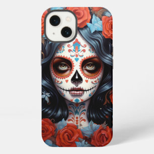 Sugar Skull Girl Day Of The Dead iPhone 13 Case