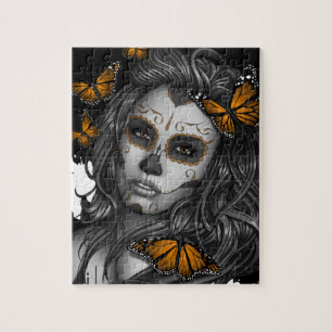 Sugar Skull Girl Jigsaw Puzzle