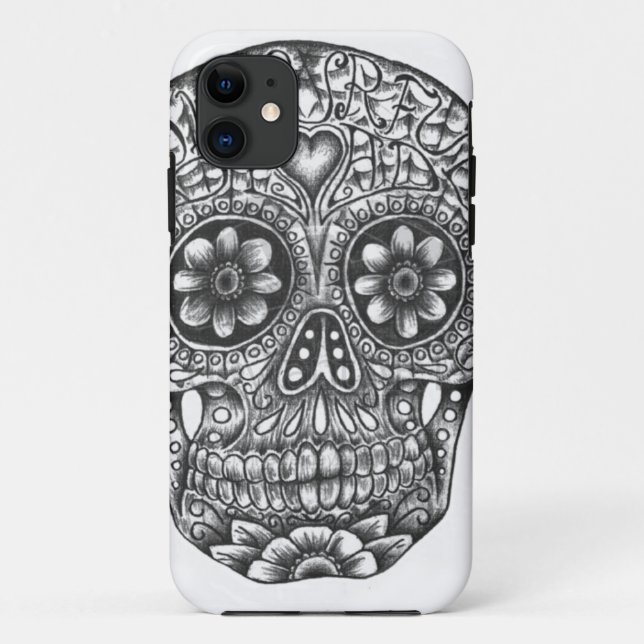 Sugar Skull iPhone Case (Back)