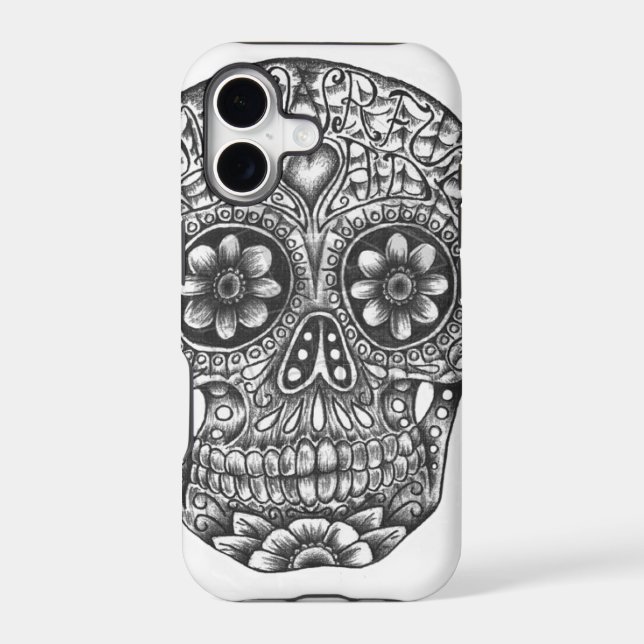 Sugar Skull iPhone Case (Back)
