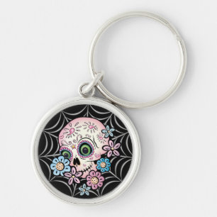 Sugar Skull Key Ring