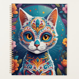 Sugar Skull Kitty Planner