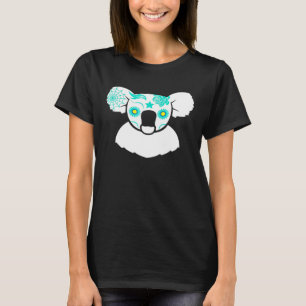 Sugar Skull Koala Day Of The Dead Calavera Mexico T-Shirt