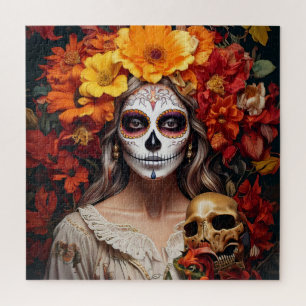 Sugar Skull Lady Puzzle