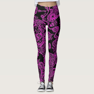Sugar Skull Leggings