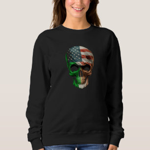 Sugar Skull Leprechaun St Patricks Saint Patrick's Sweatshirt