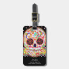 Sugar Skull Luggage Tag - Customise it!