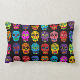 Sugar Skull Lumbar Cushion