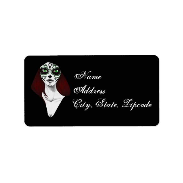 Sugar Skull Makeup Label (Front)