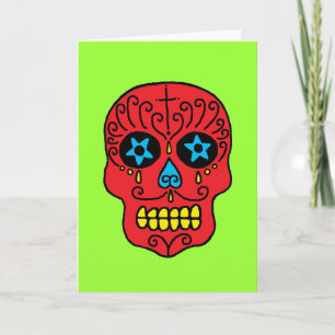 Sugar Skull Man Card