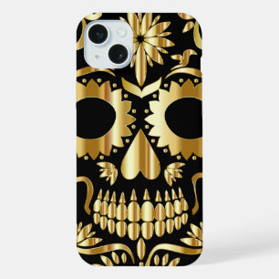 Sugar Skull Mexican Day of the Dead Cultural Art iPhone 15 Plus Case